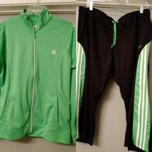 Adidas Track Suit Jacket and Pants